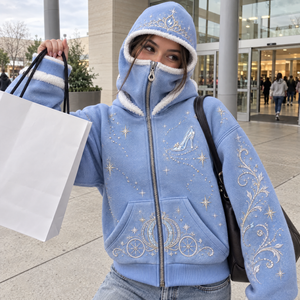RoyalZip™ Princess Zip-Up Hoodie